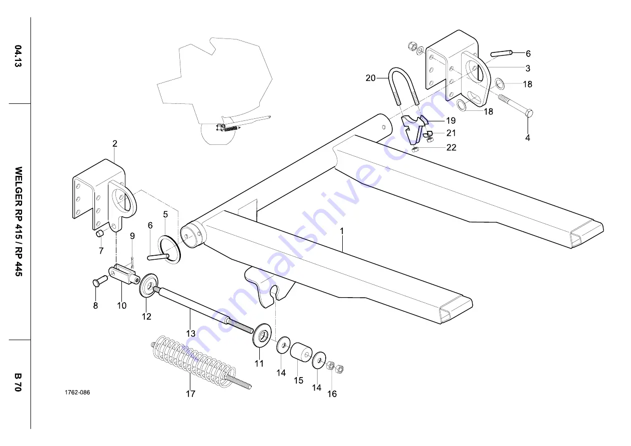 LELY WELGER RP 415 Spare Parts List Download Page 52