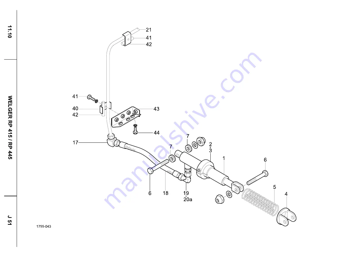 LELY WELGER RP 415 Spare Parts List Download Page 272