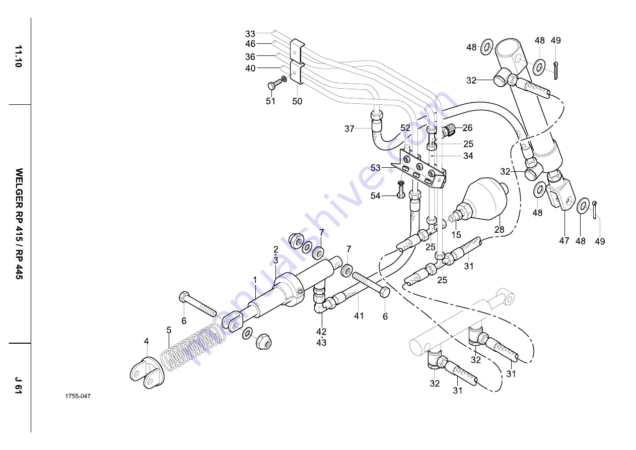 LELY WELGER RP 415 Spare Parts List Download Page 280