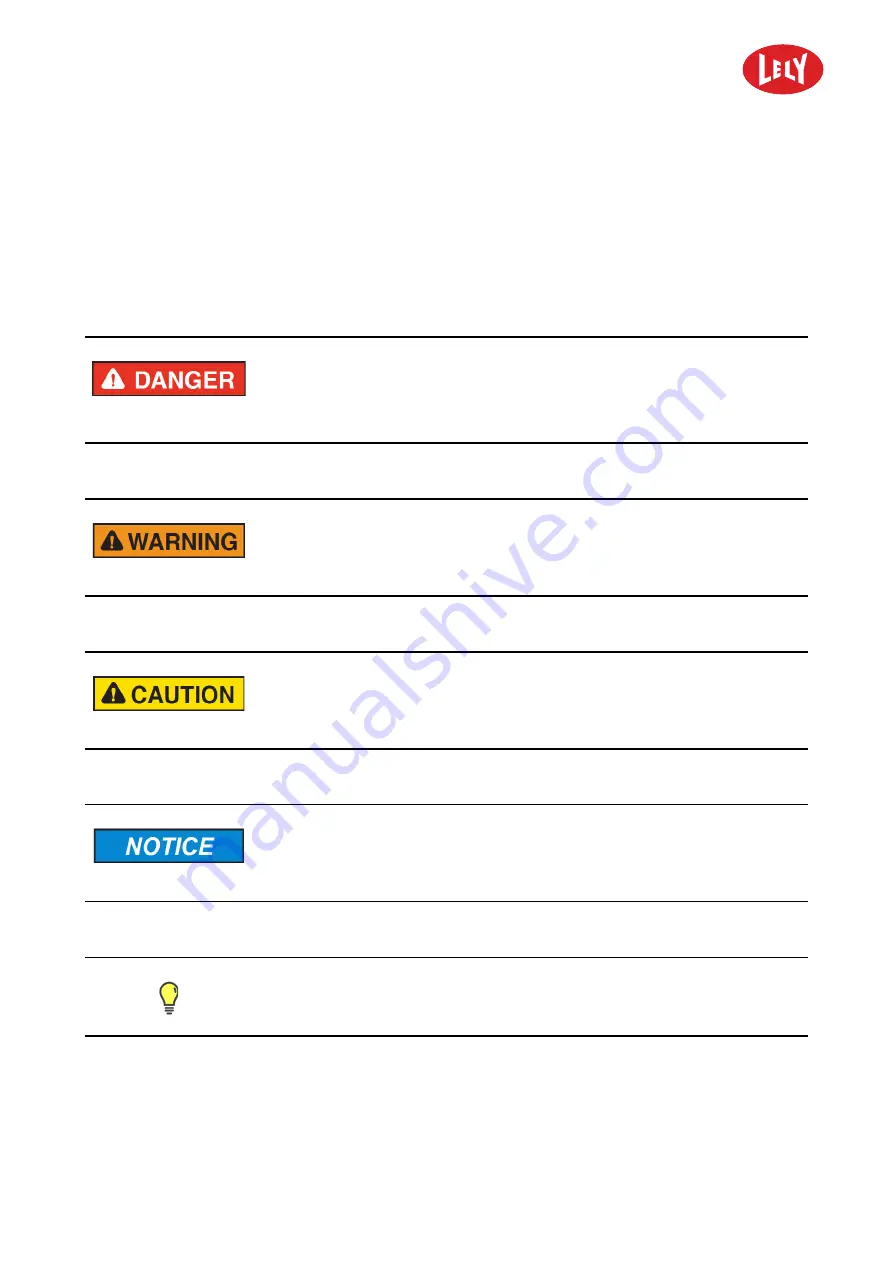 LELY 5.1701.0101.0 Installation & Operator'S Manual Download Page 17