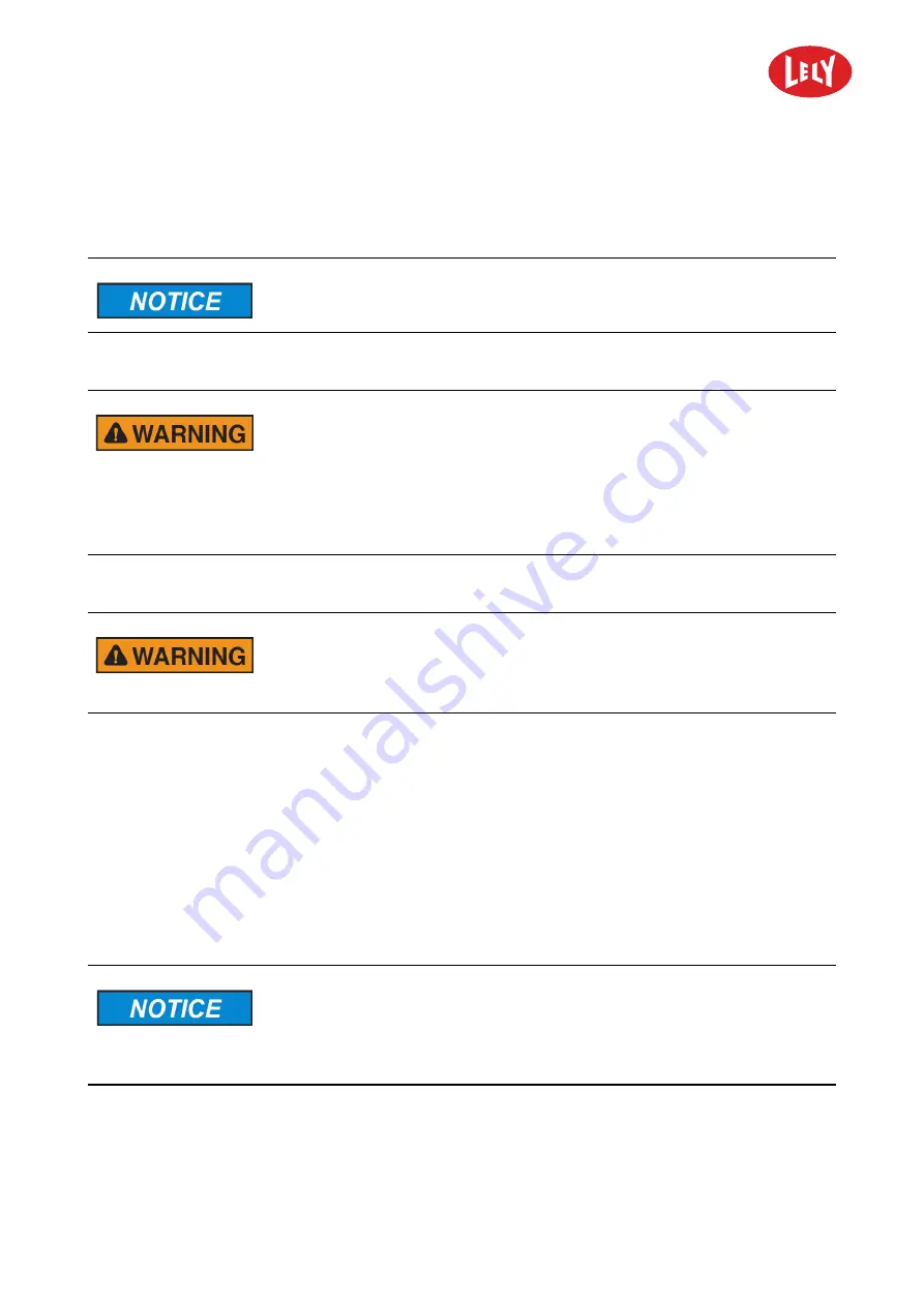 LELY 5.1701.0101.0 Installation & Operator'S Manual Download Page 29