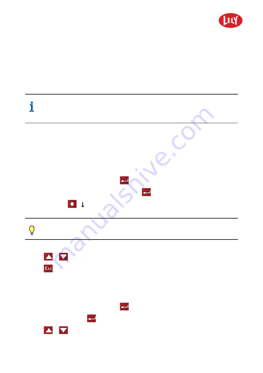 LELY DISCOVERY 90 S Operator'S Manual Download Page 105