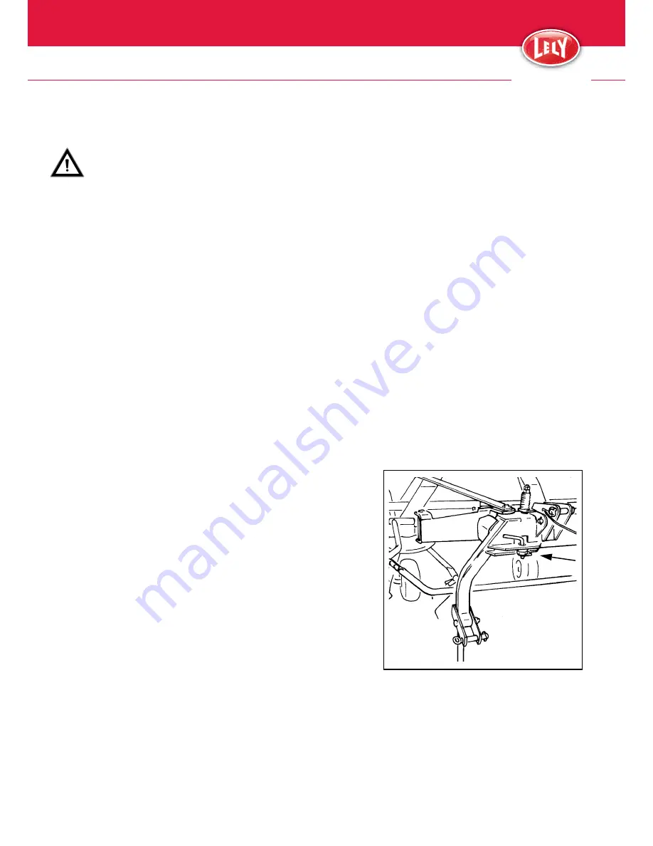 LELY LOTUS 460 Stabilo Operator'S Manual Download Page 14