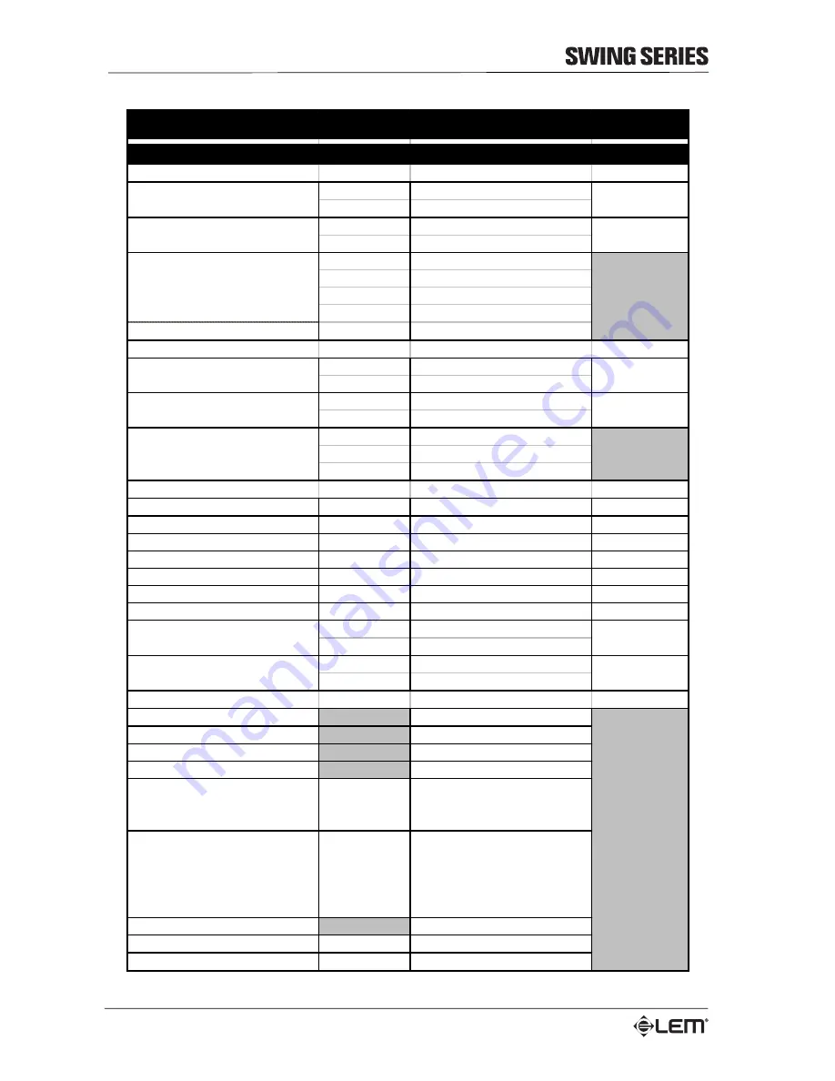 LEM SWING12 Owner'S Manual Download Page 18