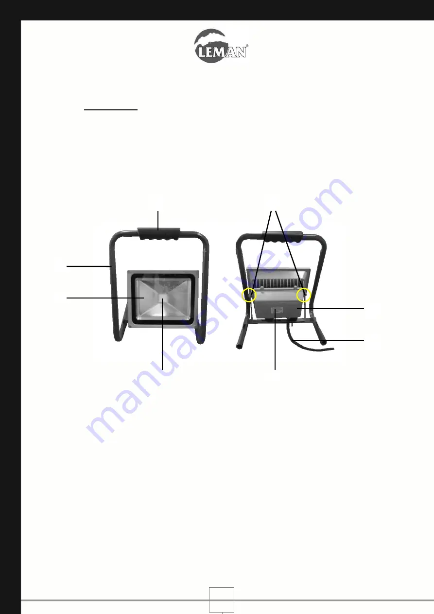 LEMAN LOPCL050 Instruction Manual Download Page 3