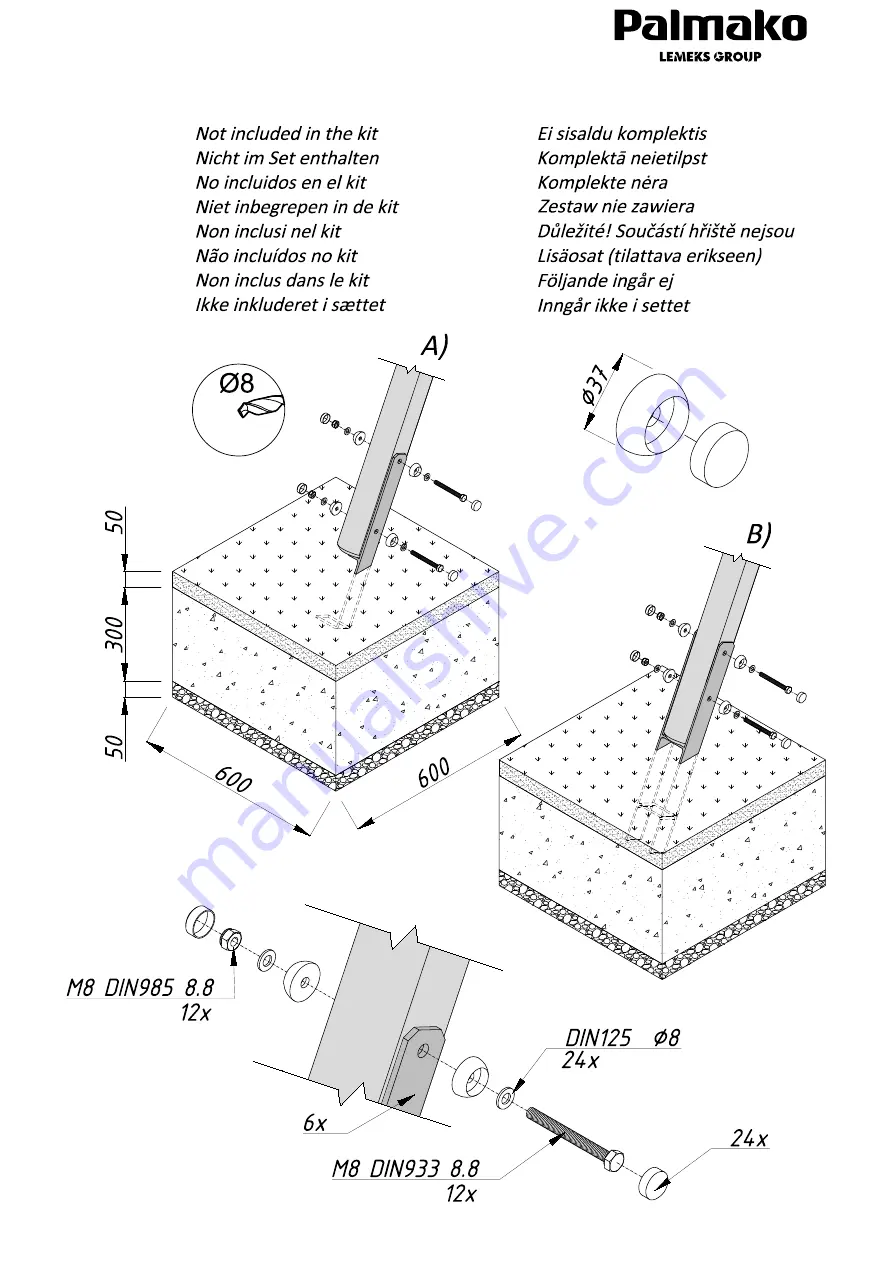 Lemeks MV80-3620 Assembly, Installation And Maintenance Instructions Download Page 10