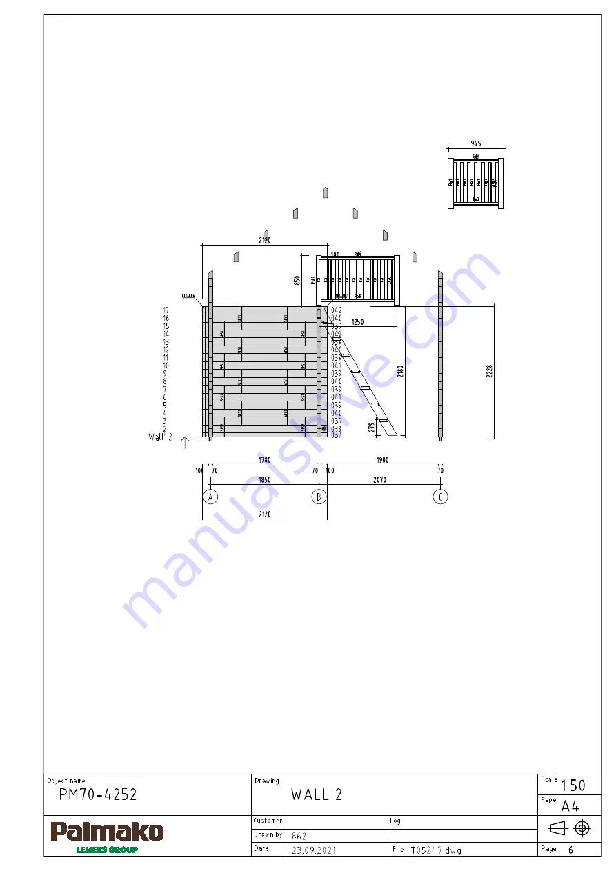 Lemeks Palmako Kendra Assembly, Installation And Maintenance Manual Download Page 20