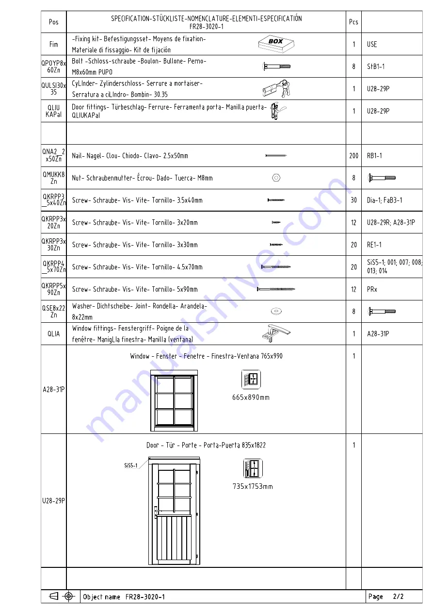 Lemeks Palmako Klara FRC28-3020-1 Installation Manual Download Page 90