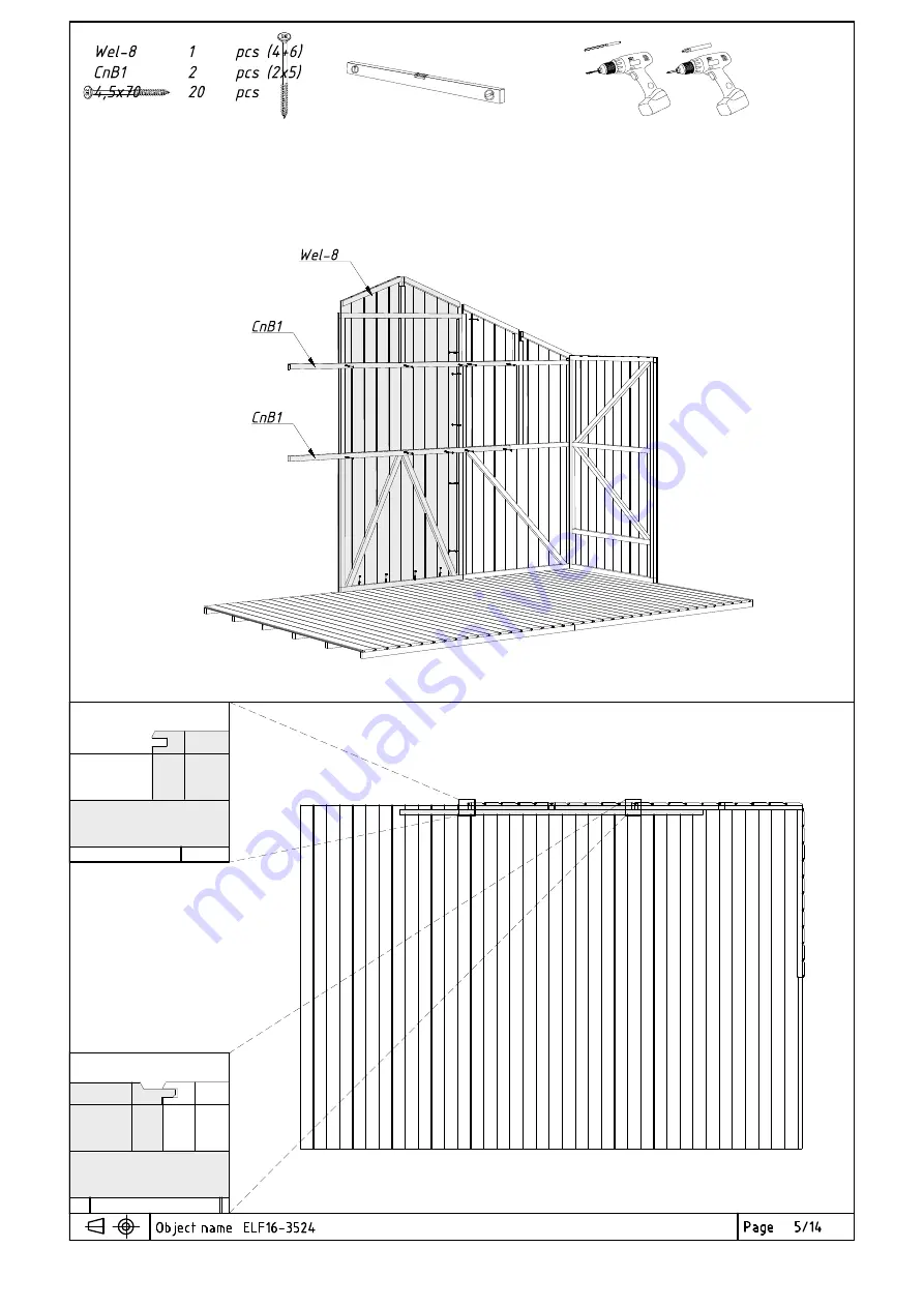 Lemeks Palmako Nils ELF16-3524 Installation Manual Download Page 13