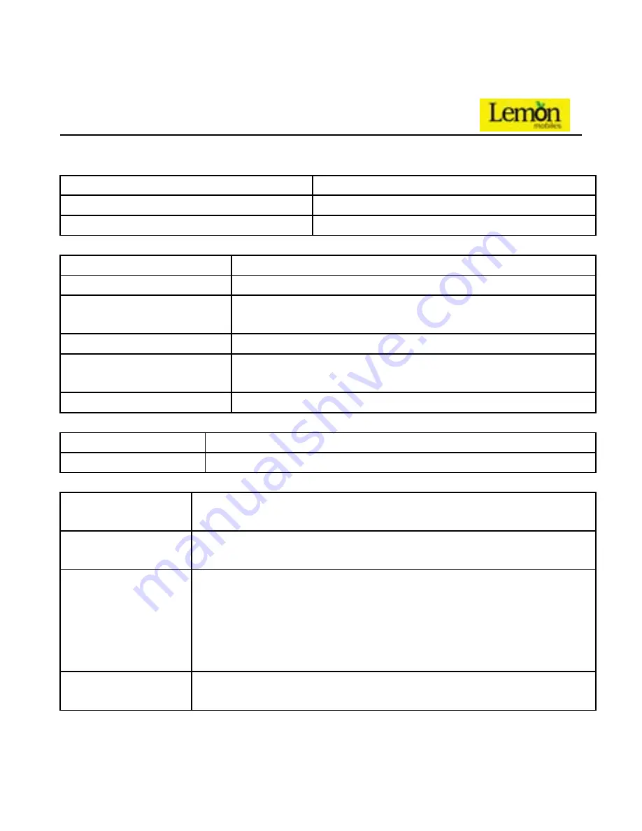 Lemon Duo 302 User Manual Download Page 9