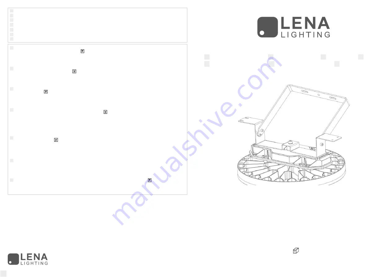 Lena Lighting OCULUS LED Скачать руководство пользователя страница 1