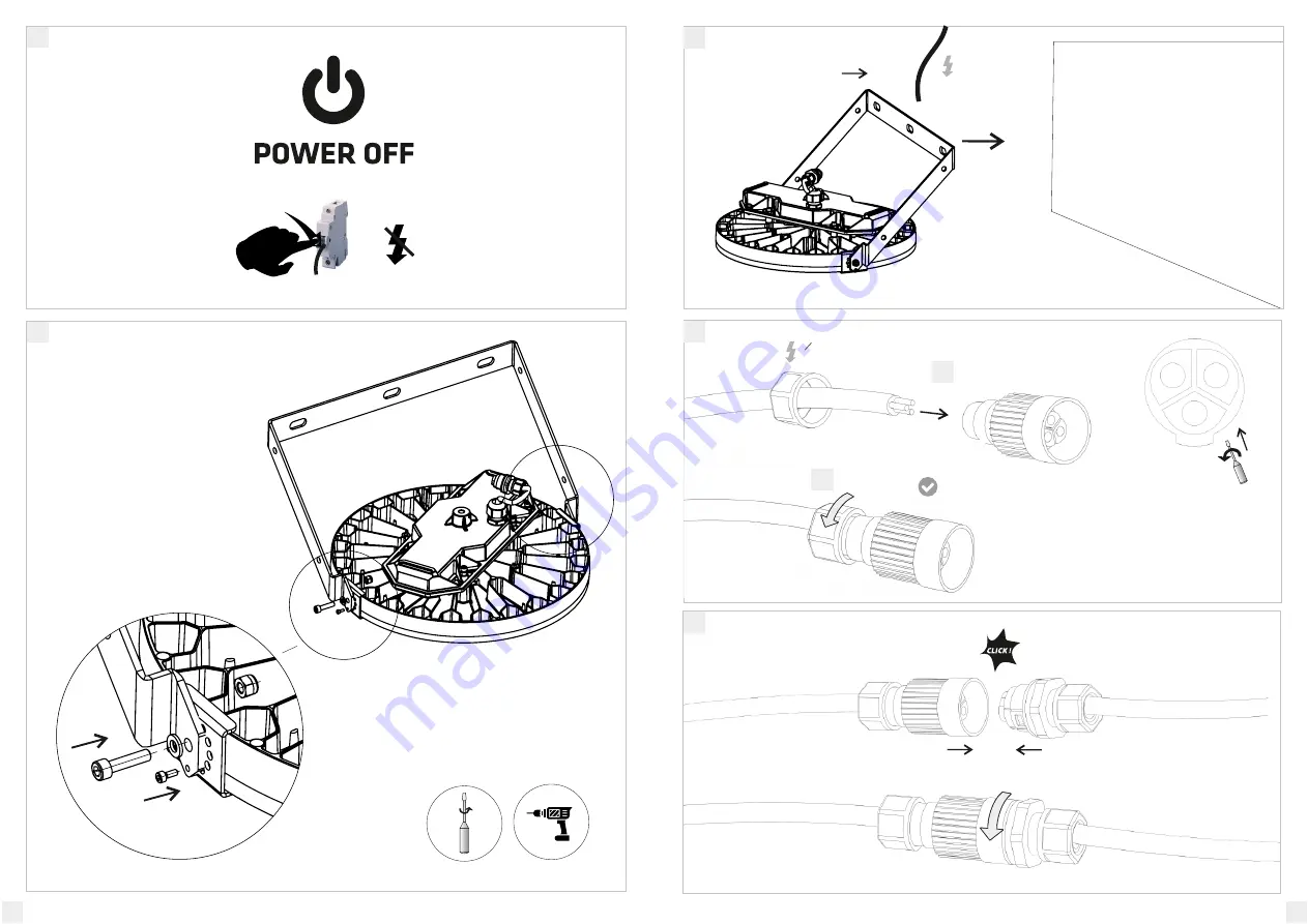 Lena Lighting OCULUS LED Installation Instruction Download Page 6