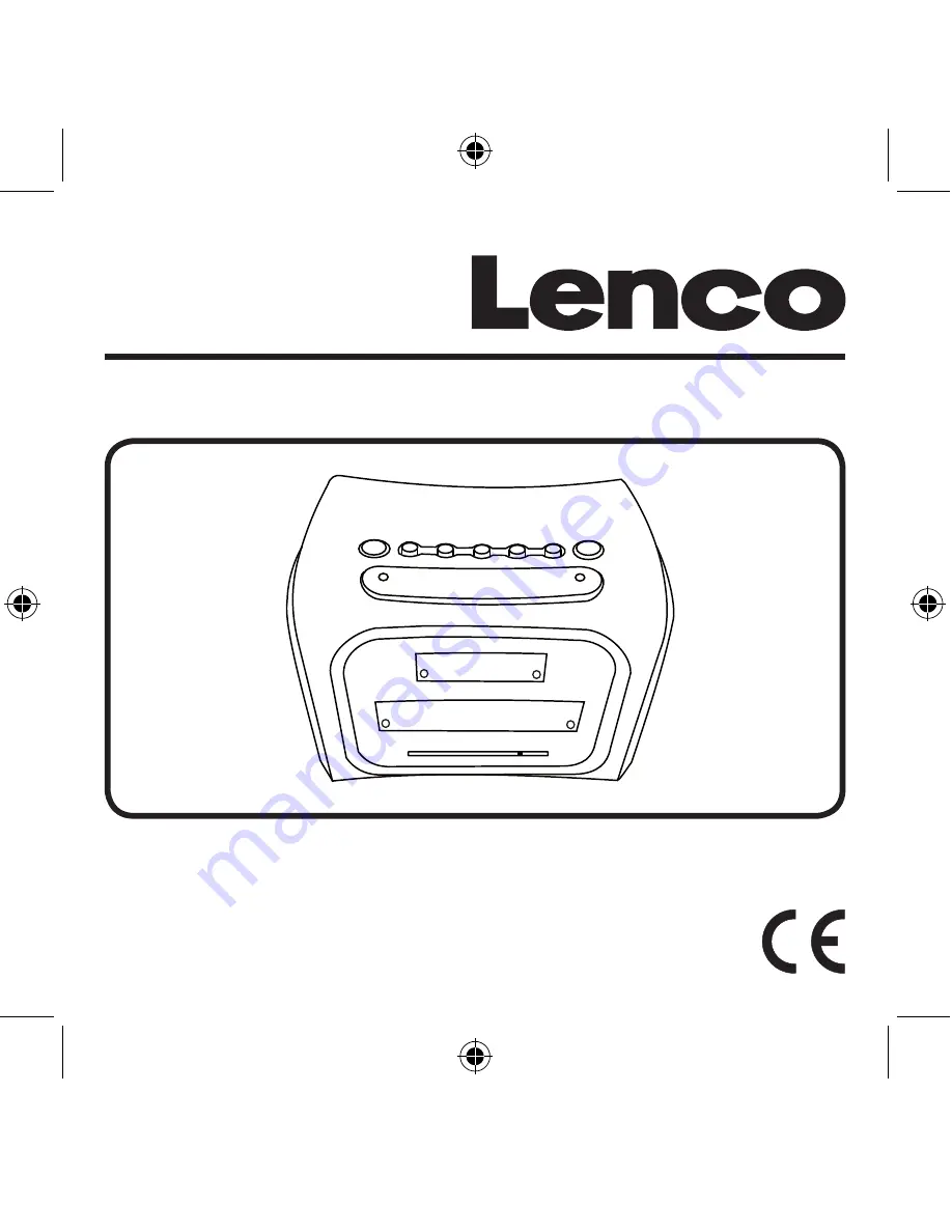 LENCO CR-3302 Скачать руководство пользователя страница 1