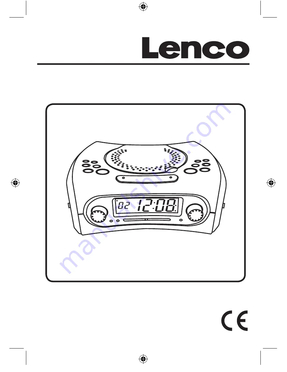 LENCO CR-3303 Скачать руководство пользователя страница 1