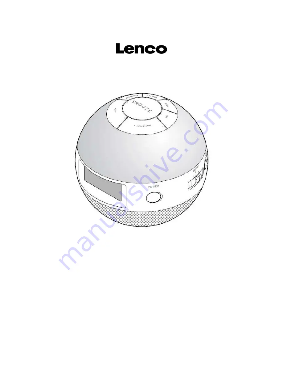 LENCO CRW-1 Скачать руководство пользователя страница 1