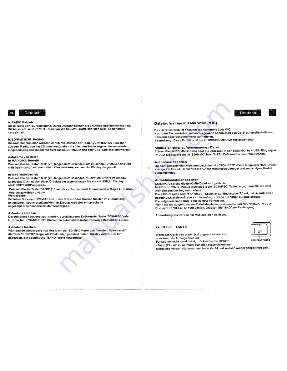 LENCO CS-175 Instruction Manual Download Page 15