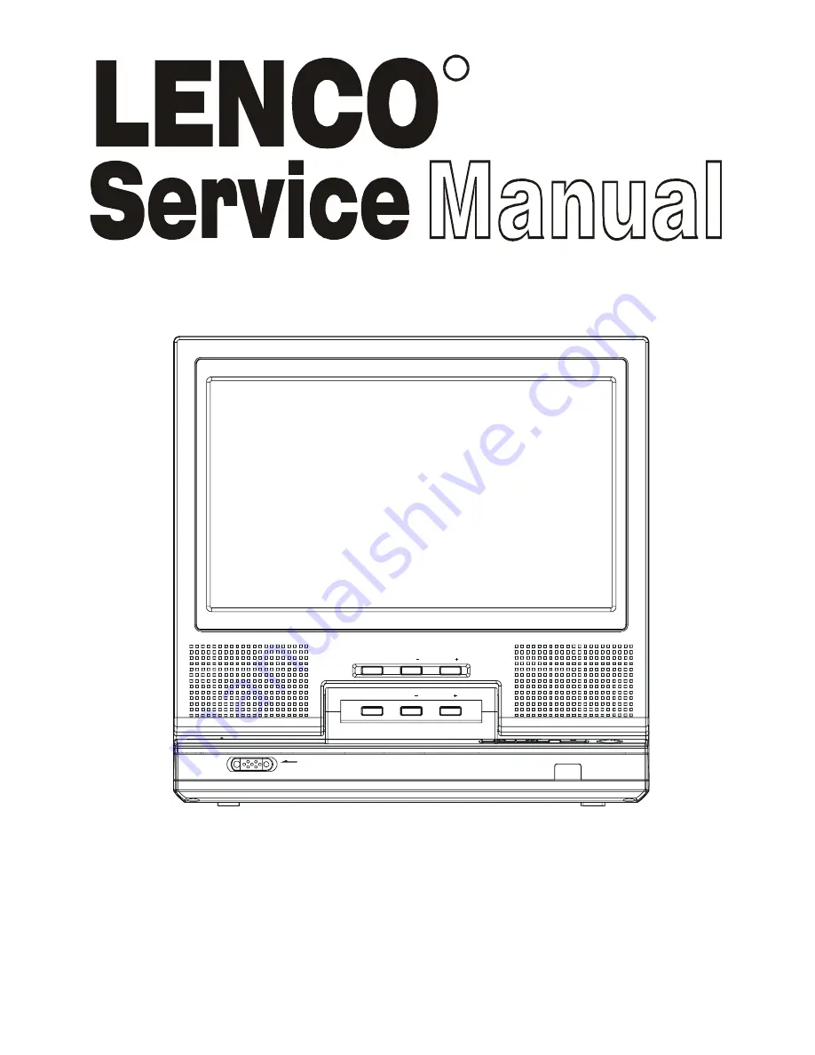 LENCO DVD-2051 Service Manual Download Page 1