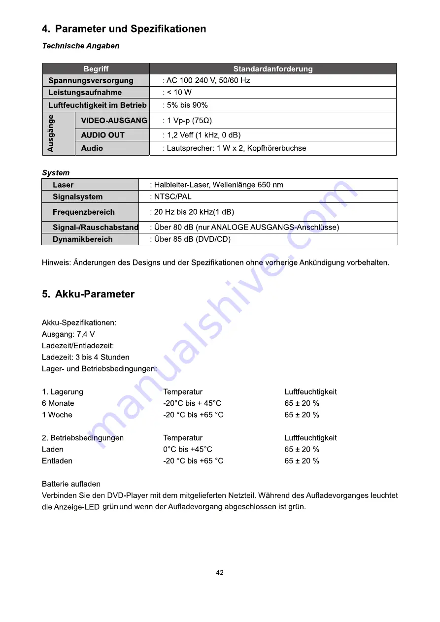 LENCO DVP-9331 User Manual Download Page 42