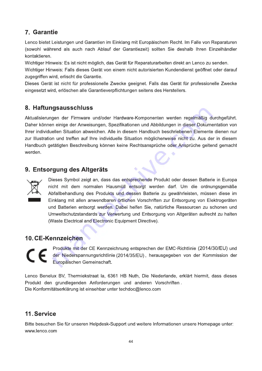 LENCO DVP-9331 User Manual Download Page 44