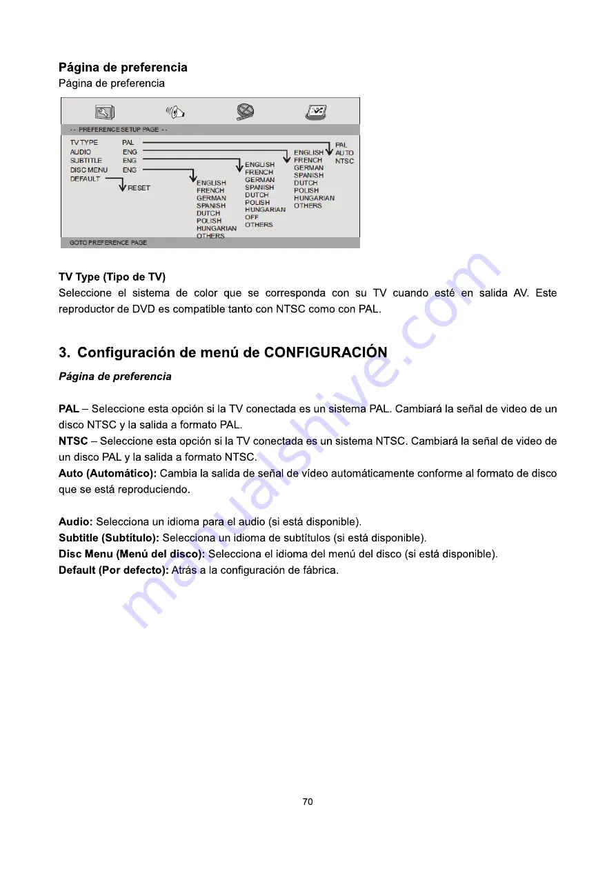 LENCO DVP-9331 User Manual Download Page 70