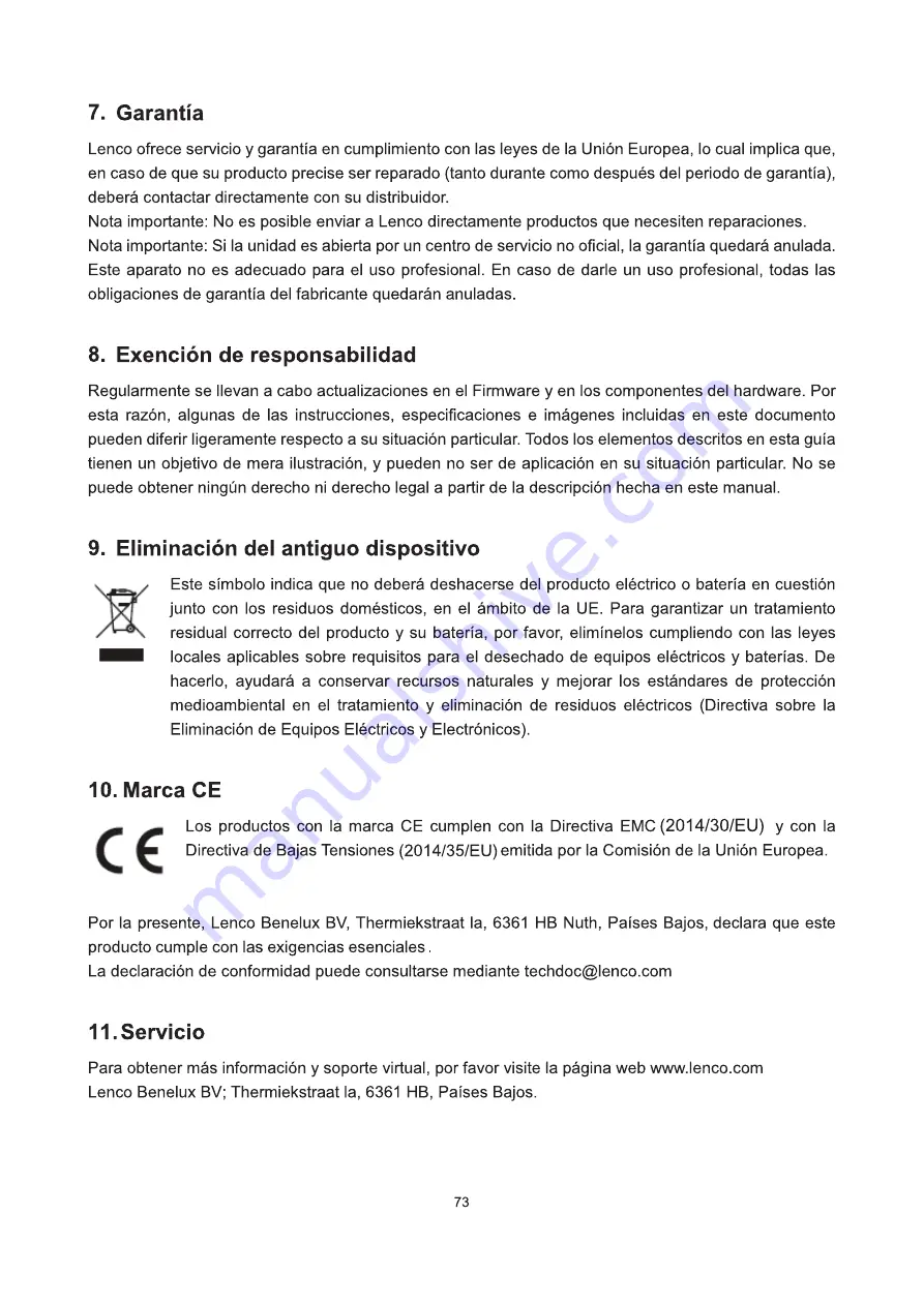 LENCO DVP-9331 User Manual Download Page 73