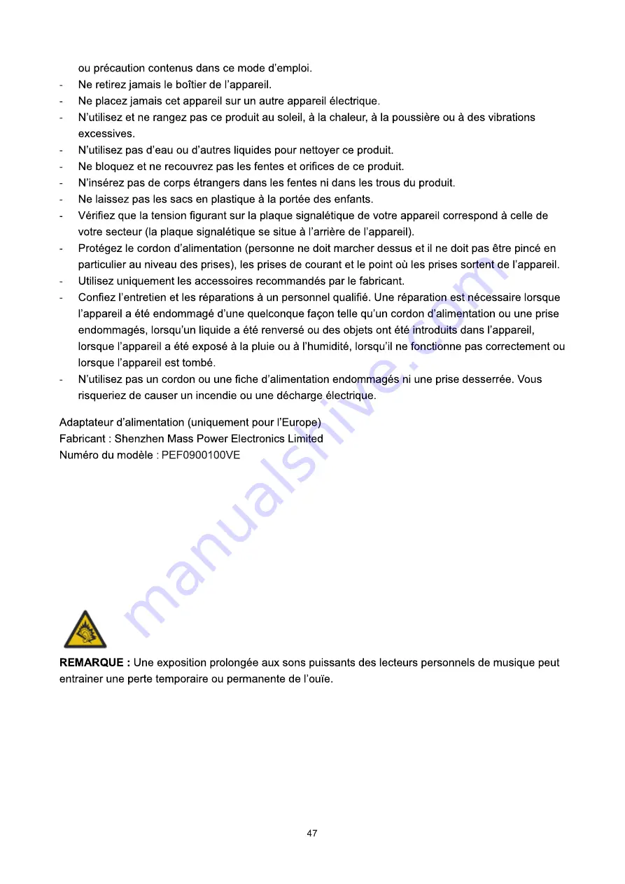 LENCO DVP-934 User Manual Download Page 47