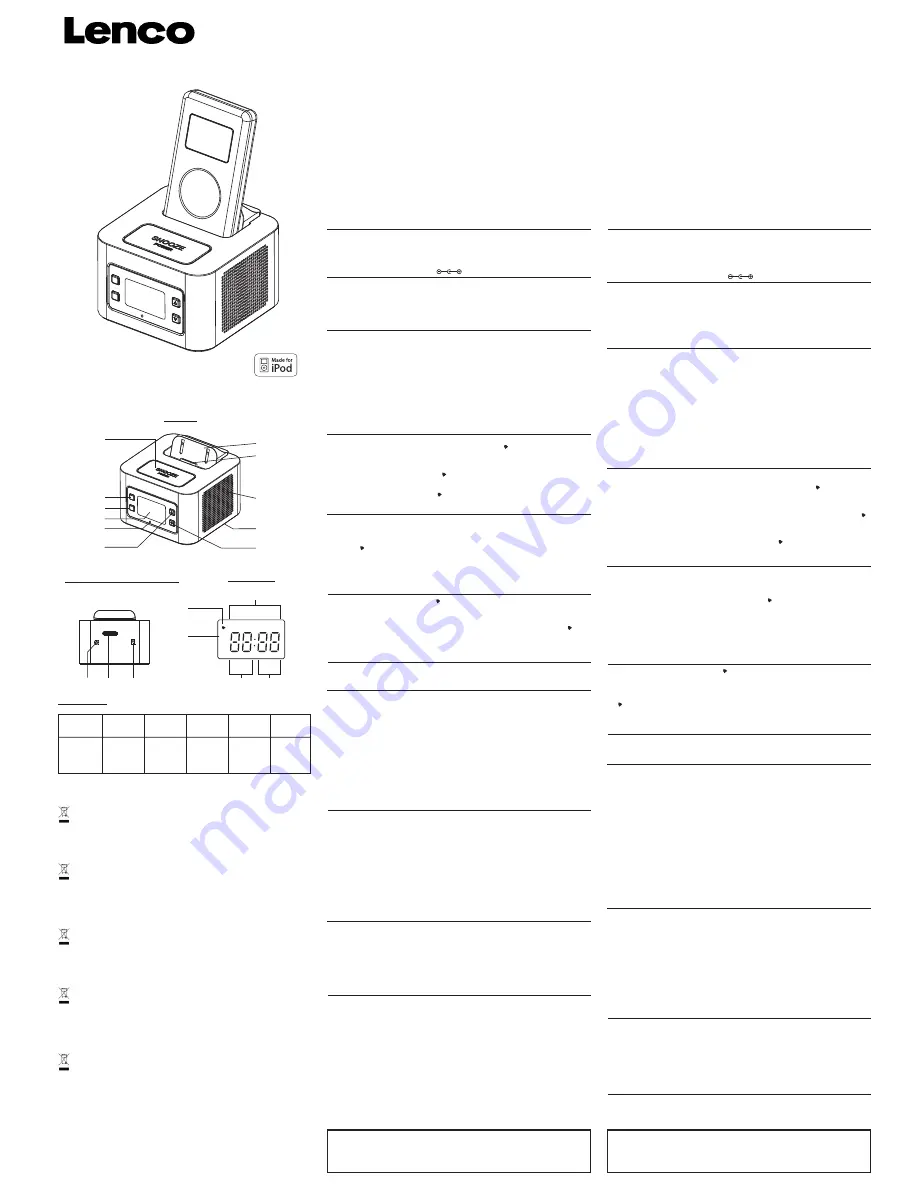 LENCO IPD-3000 User Manual Download Page 1