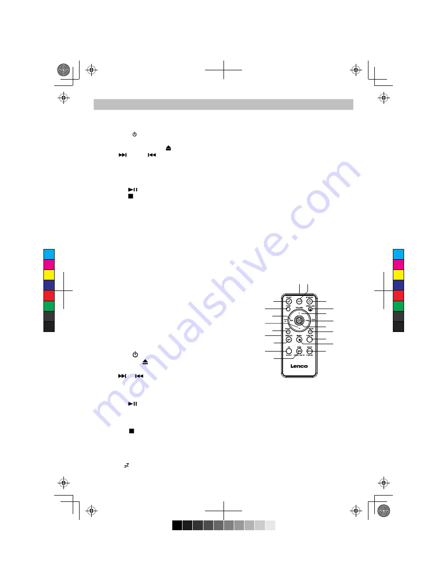 LENCO IPD-9000 DAB+ Скачать руководство пользователя страница 20