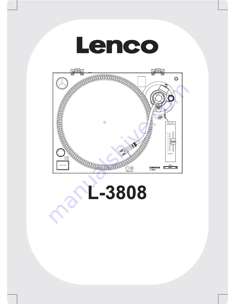 LENCO L-3808 User Manual Download Page 1