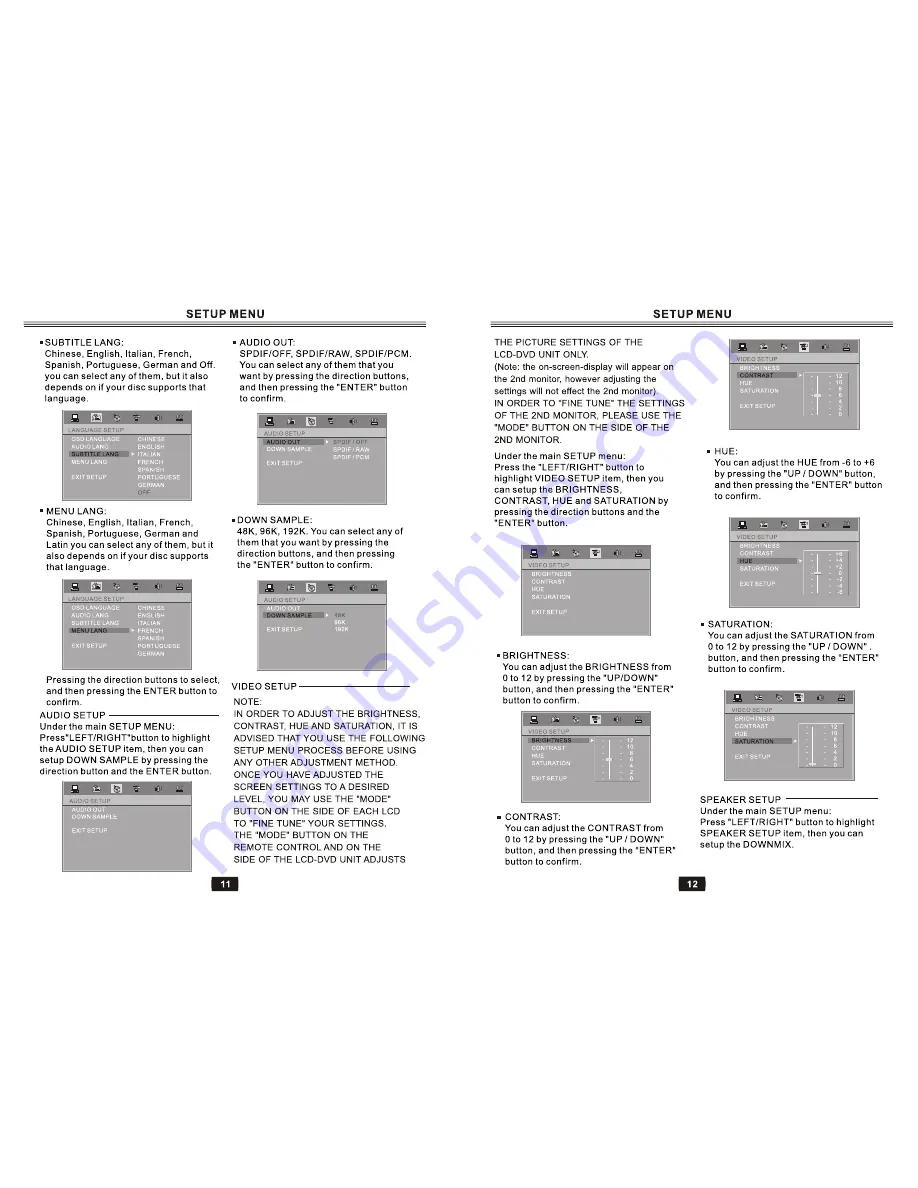 LENCO MES-230 - MANUEL 2 Instruction Manual Download Page 12