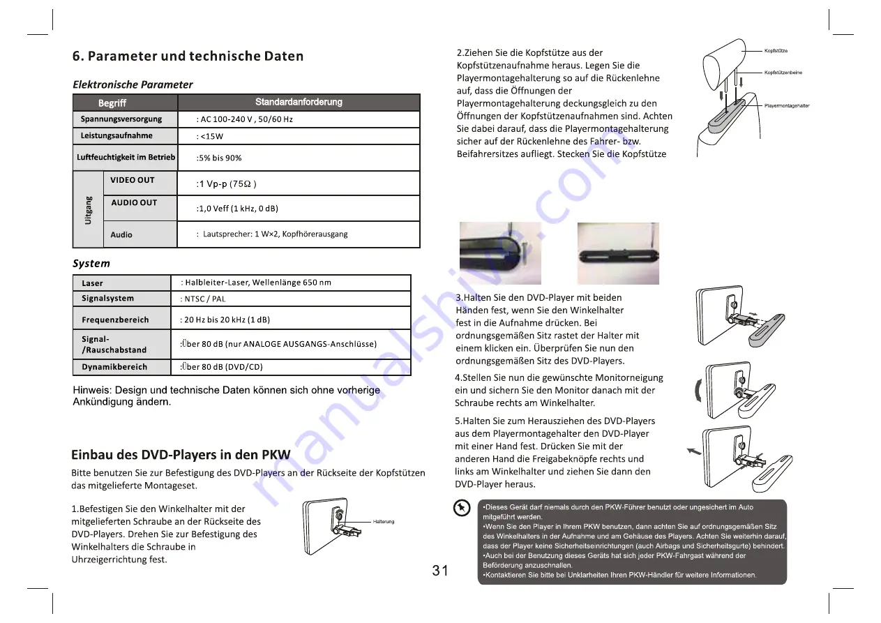 LENCO MES-415 User Manual Download Page 31