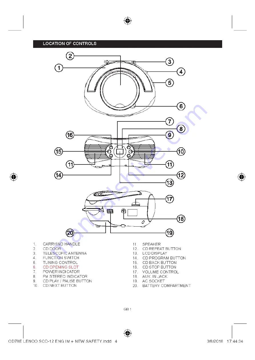 LENCO SCD-12 Instruction Manual Download Page 13