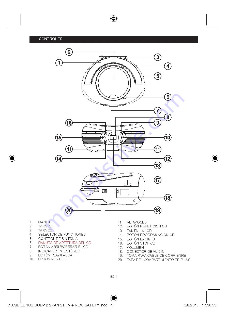 LENCO SCD-12 Instruction Manual Download Page 22