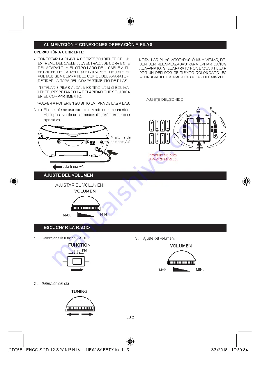 LENCO SCD-12 Instruction Manual Download Page 23