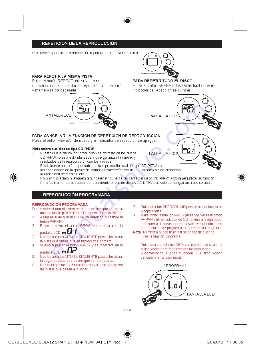 LENCO SCD-12 Instruction Manual Download Page 25