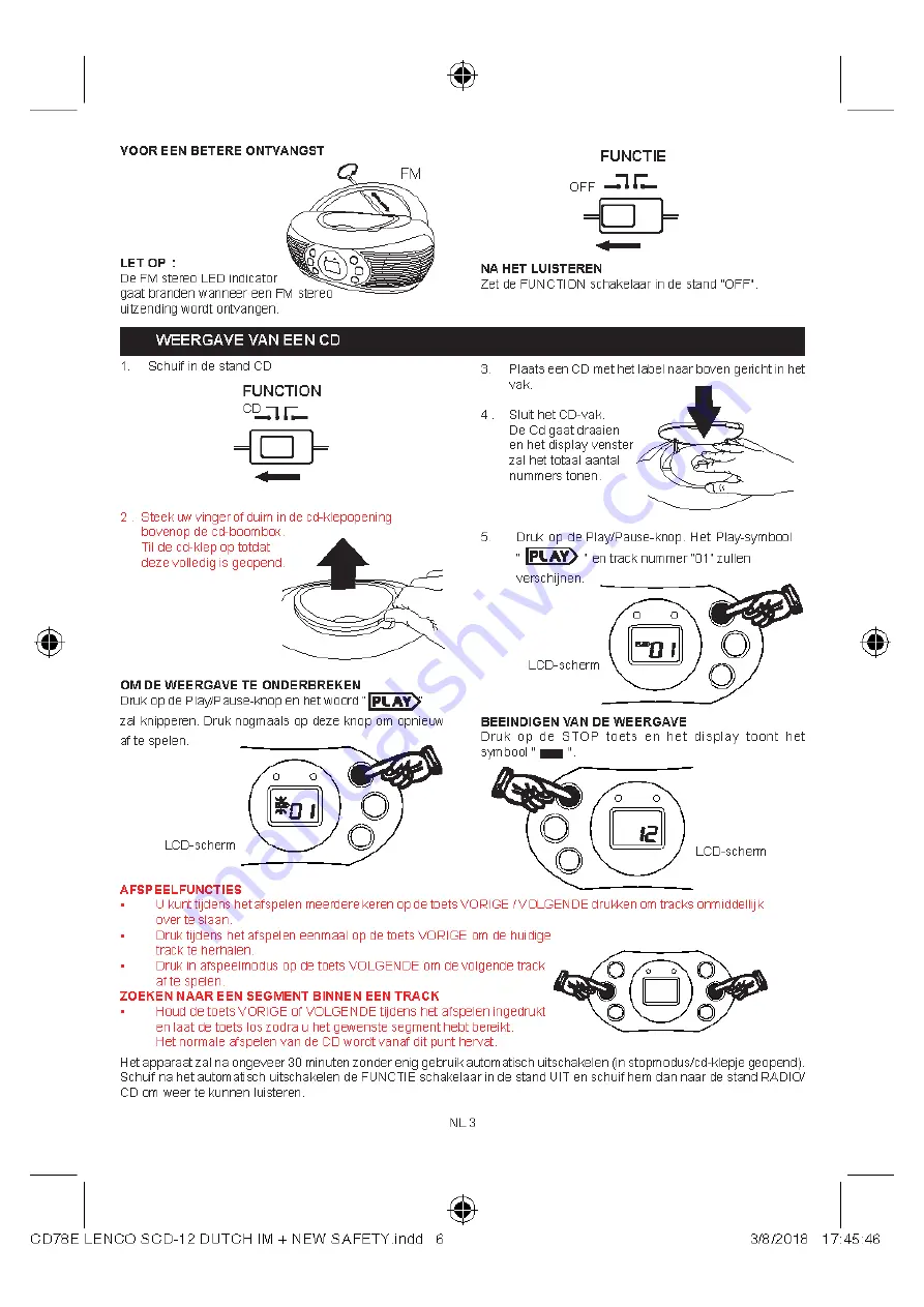 LENCO SCD-12 Instruction Manual Download Page 42