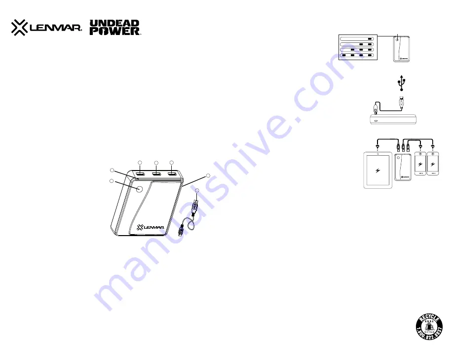 Lenmar Helix PPW11000U Quick Start Manual Download Page 3