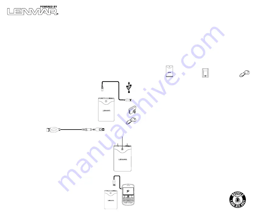 Lenmar PowerPort PPU2100X Скачать руководство пользователя страница 1