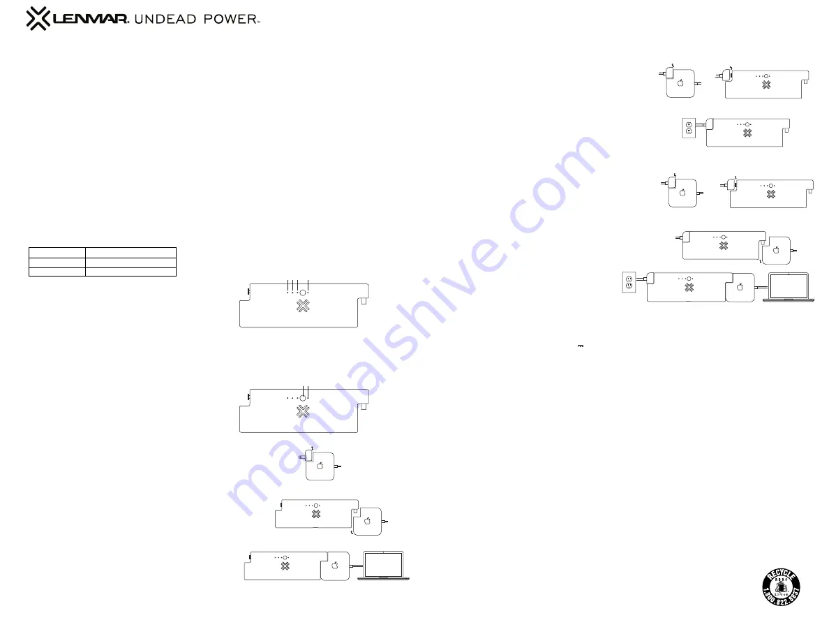 Lenmar UNDEAD POWER ChugPlug PPWMB65 Скачать руководство пользователя страница 3