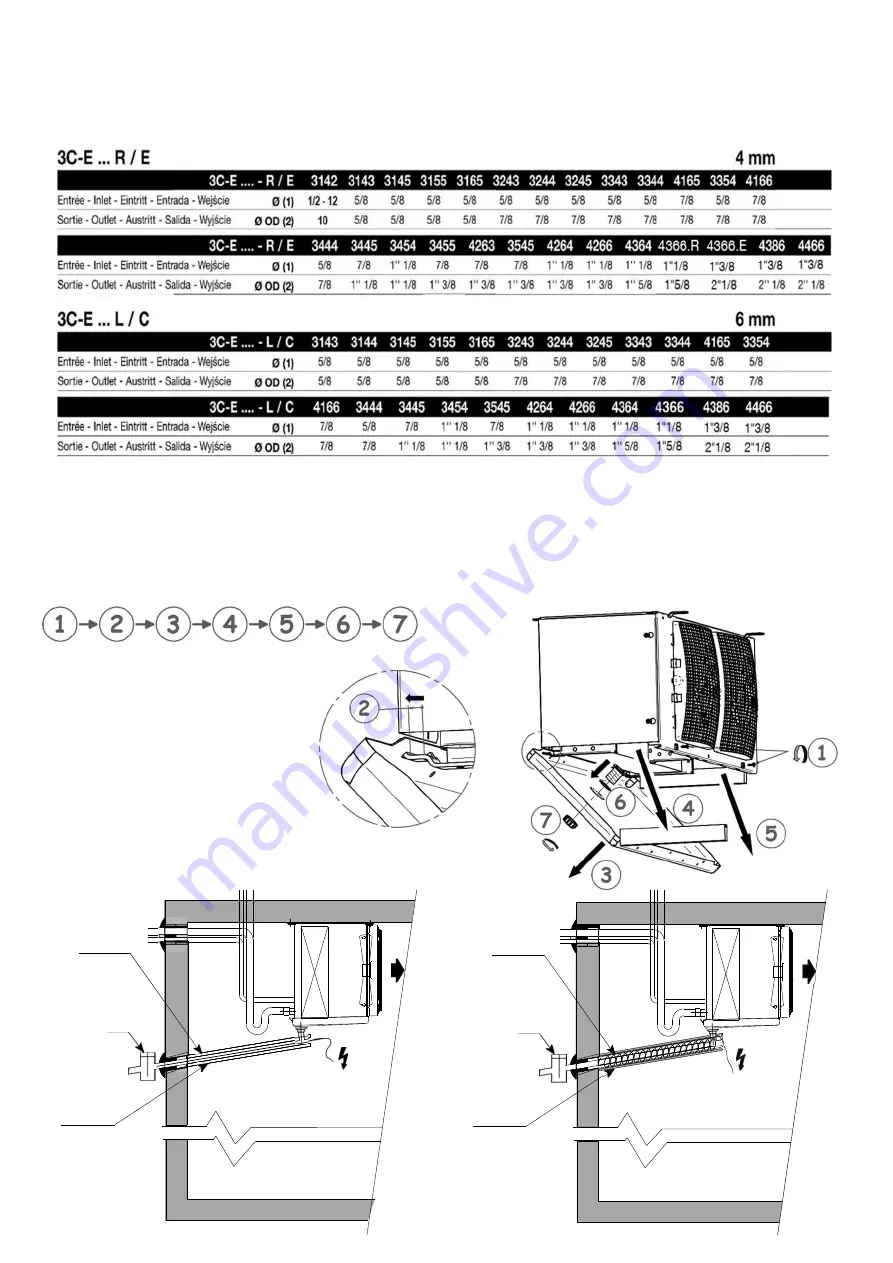 Lennox EMEA FRIGA-BOHN HK REFRIGERATION 3C-E Series Installation Instructions Manual Download Page 6