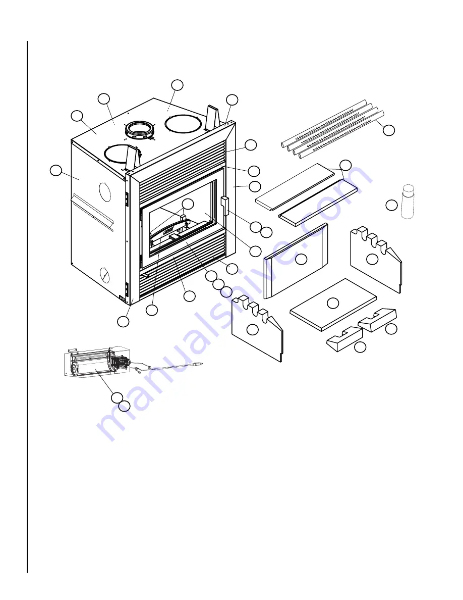 Lennox Hearth Products BRENTWOOD LV Installation And Operation Instructions Manual Download Page 26