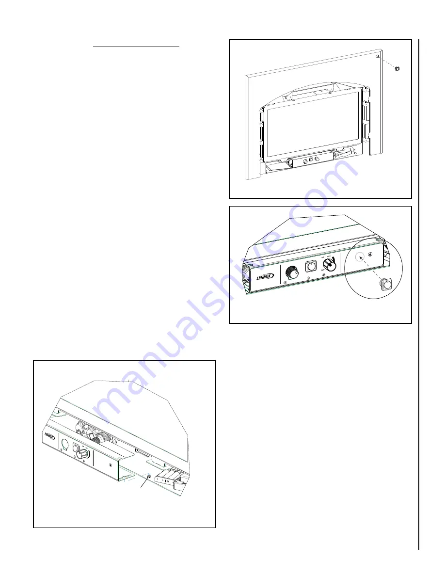 Lennox Hearth Products Elite RAVENNA IPI Install And Operation Instructions Download Page 15