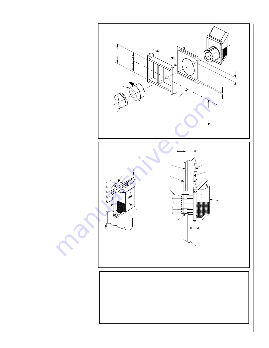 Lennox Hearth Products MPD35PF-NE-B Installation Instructions Manual Download Page 21