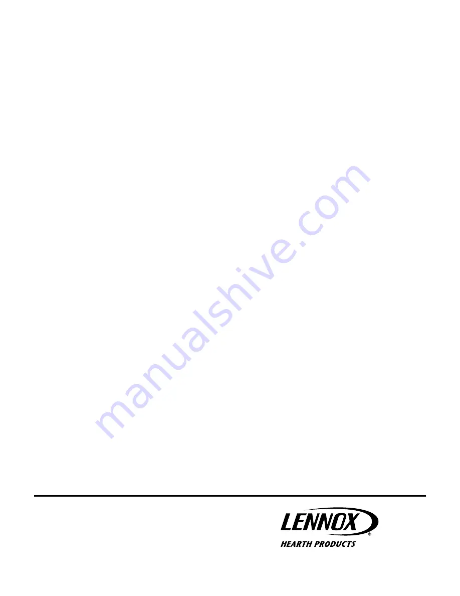 Lennox Hearth Products MPD35PF-NE-B Installation Instructions Manual Download Page 44