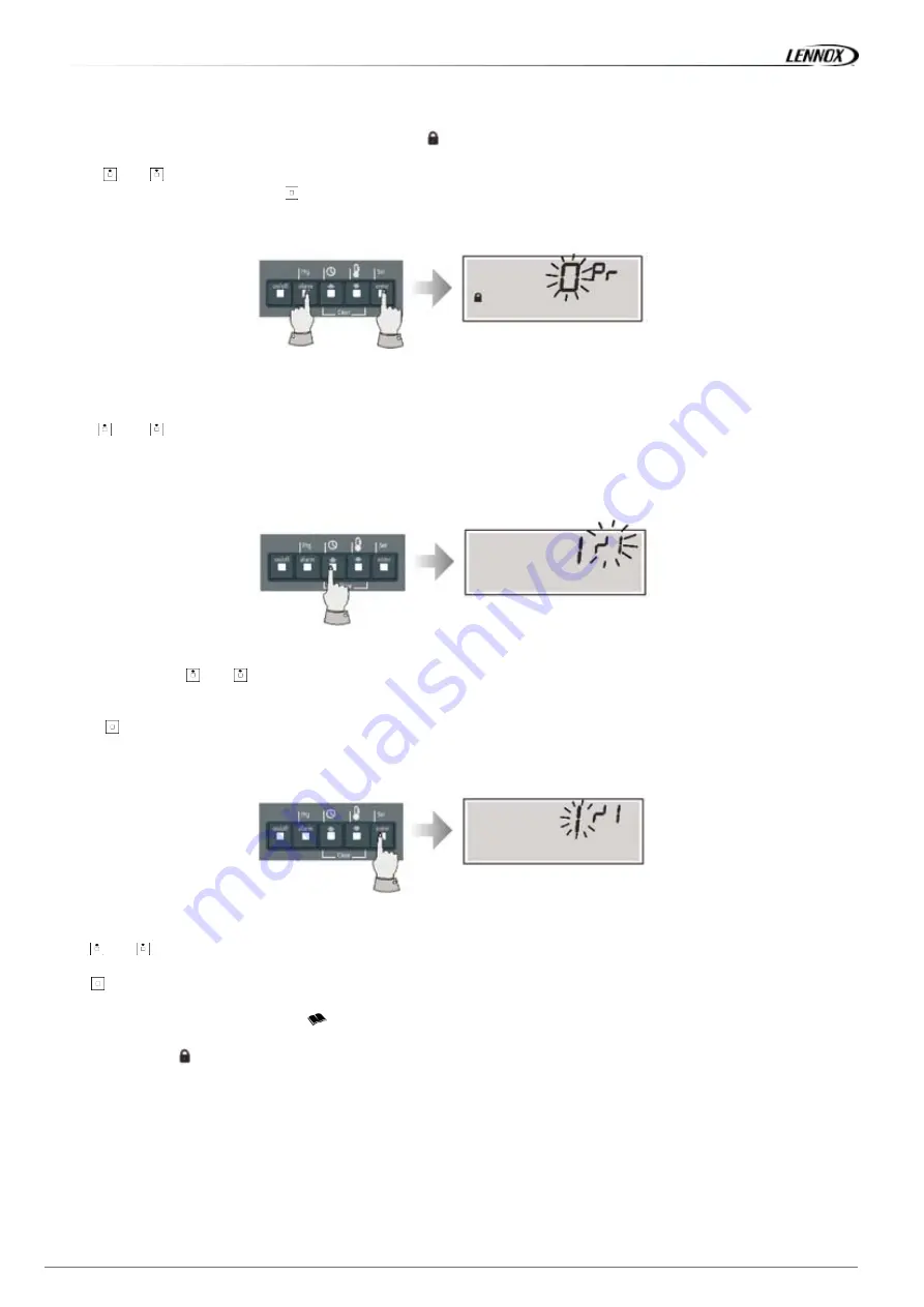 Lennox @DNOVA 2mAC ADVANCED CONTROLLER Installation, Operating And Maintenance Download Page 10