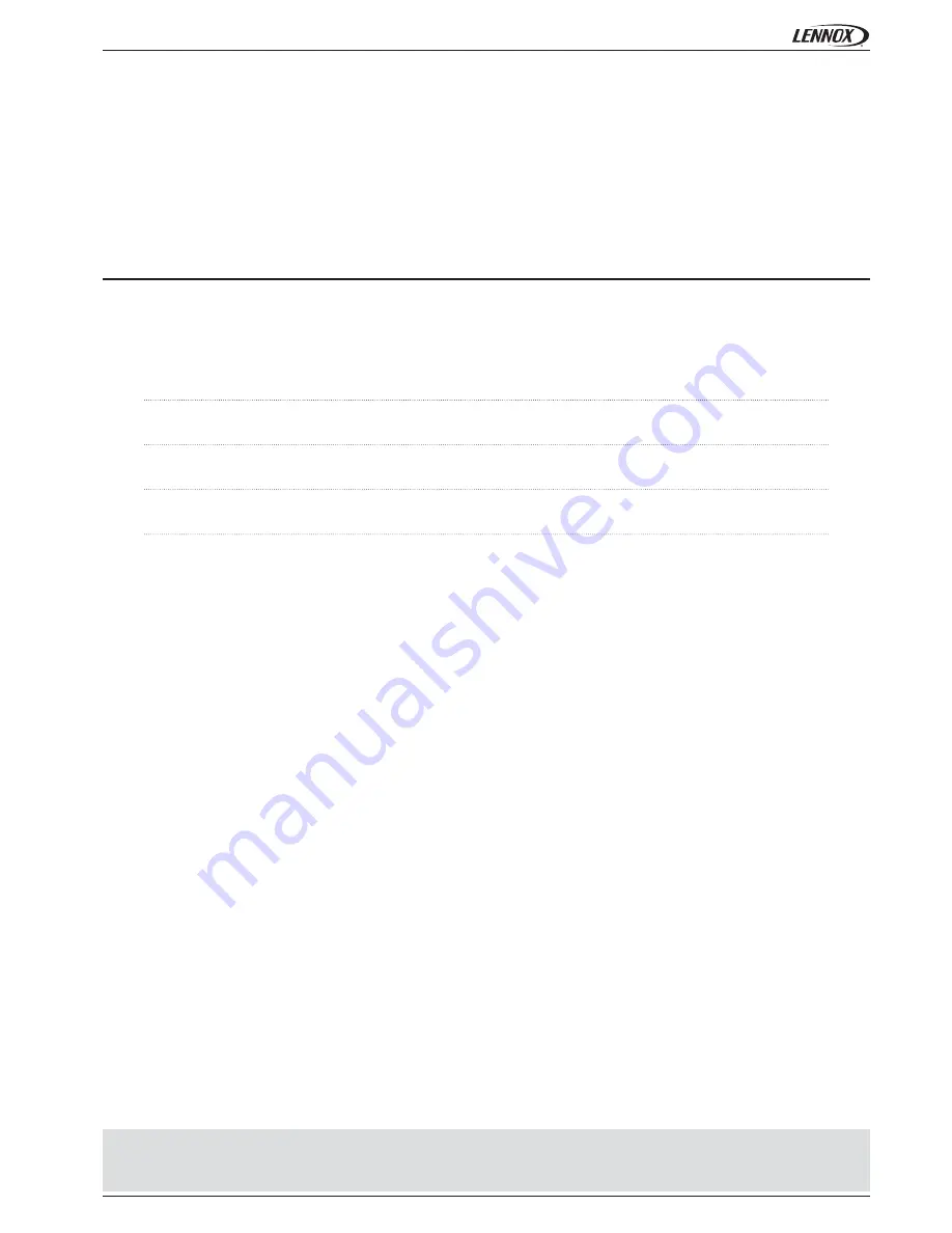 Lennox BAC 024 SNM 3M Installation, Operating And Maintenance Manual Download Page 3