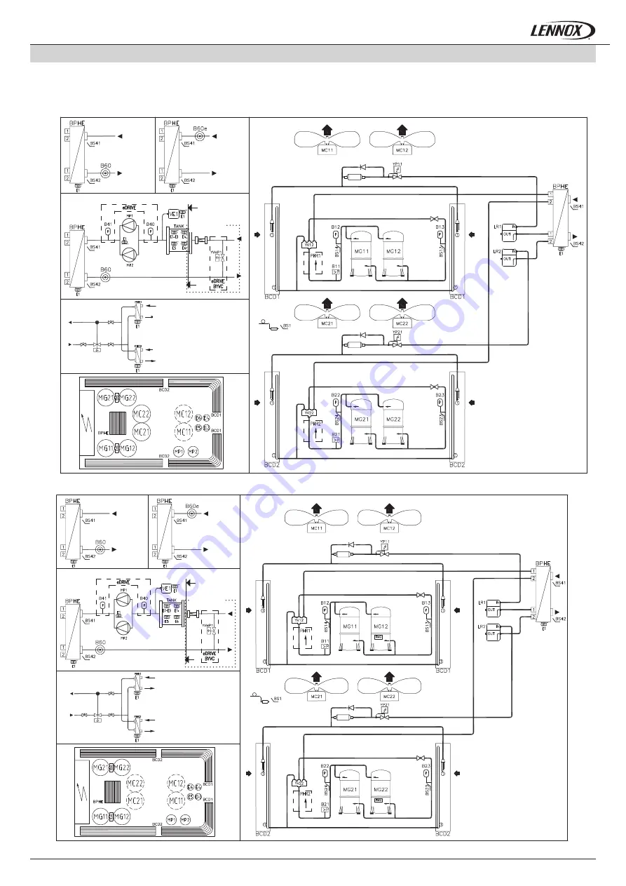 Lennox eCOMFORT R32 GAC 035S Скачать руководство пользователя страница 42