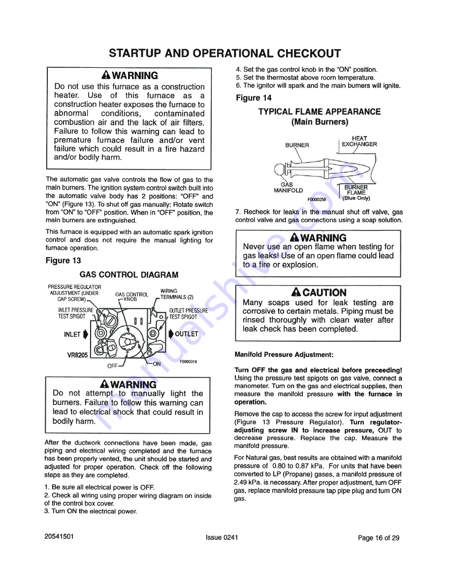 Lennox G34M User'S Information Manual Download Page 25