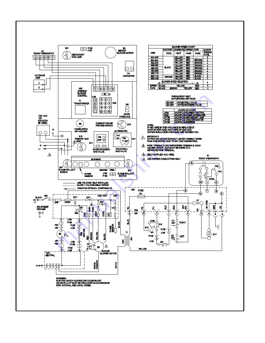 Lennox G40DF Series Installation Instructions Manual Download Page 22