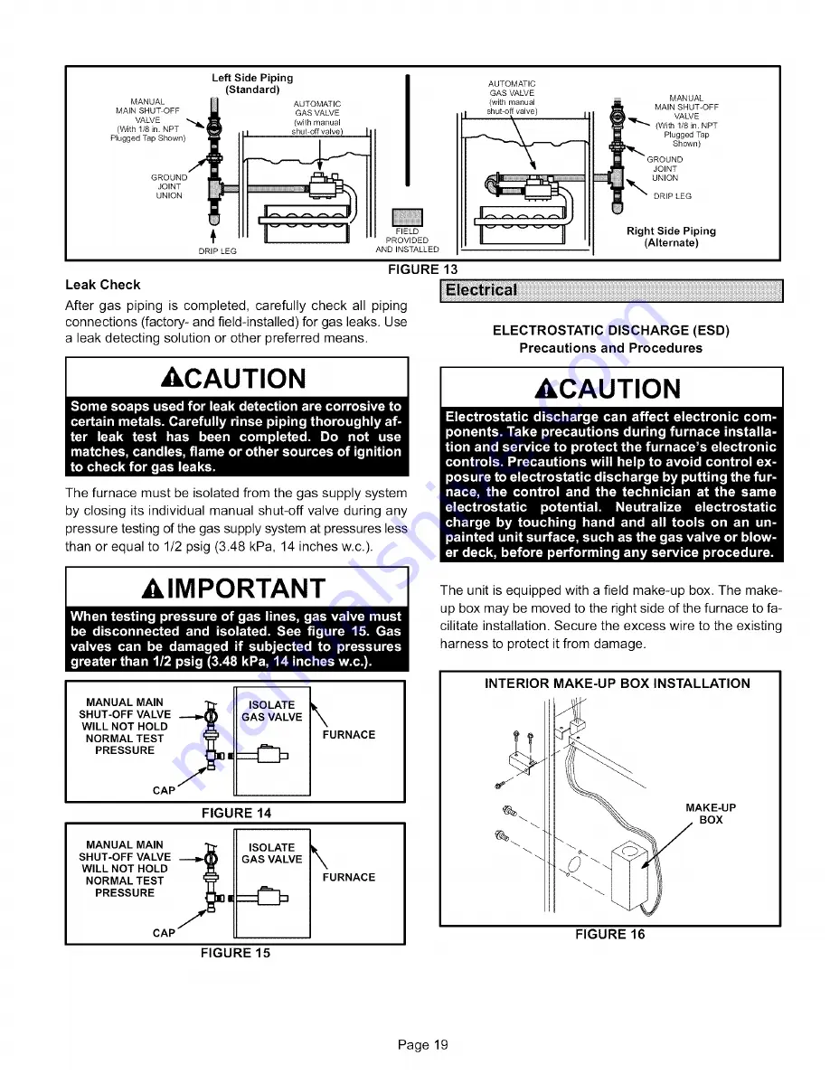 Lennox G40DF(X)-24A-045 Installation Instructions Manual Download Page 19